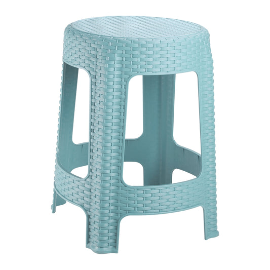 Joyo Cane Round Stool - Ice Cabbage - 1 U