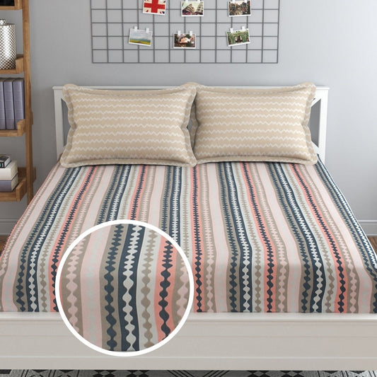 Mafatlal Luxe Lilac Double Bedsheet (24) - 227 x 254 cm