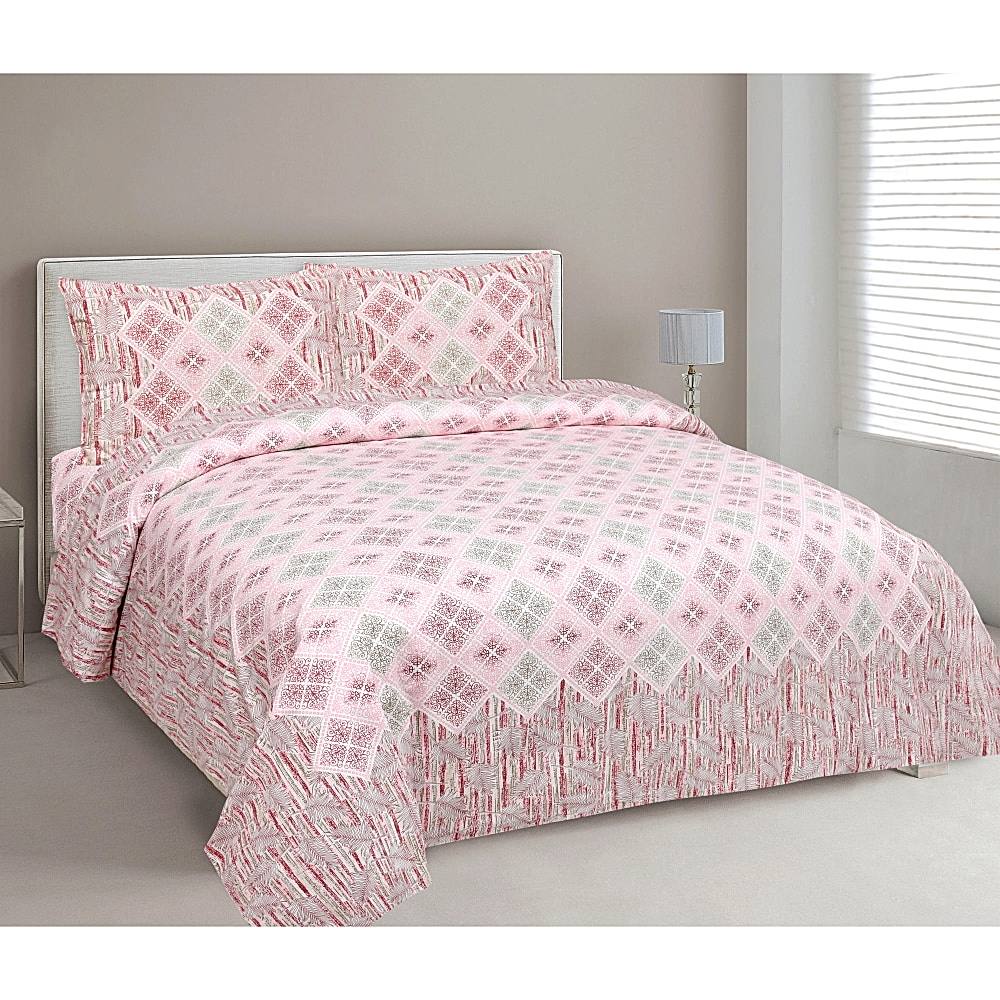 Mafatlal Upvan Double Bedsheet 422A 144 TC - Floral - 236 x 274 cm