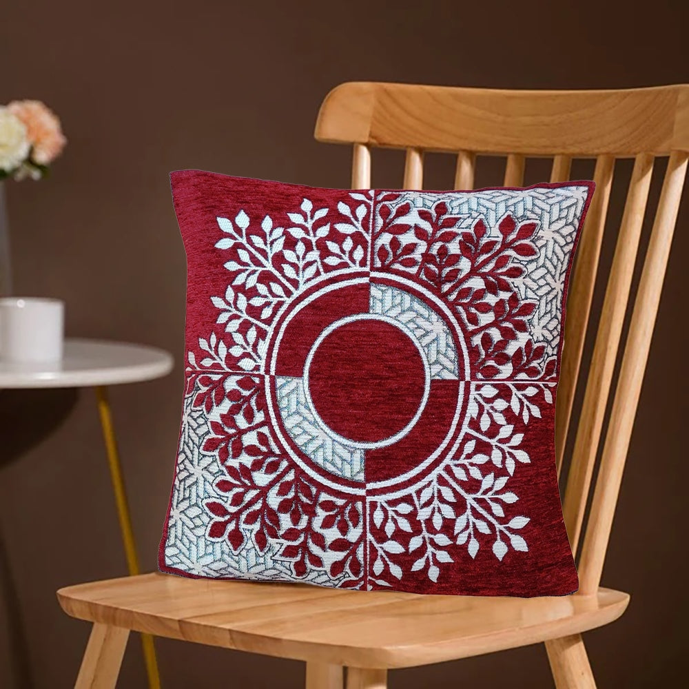 MHF Cushion Cover Festival 06 - Maroon - 1 U