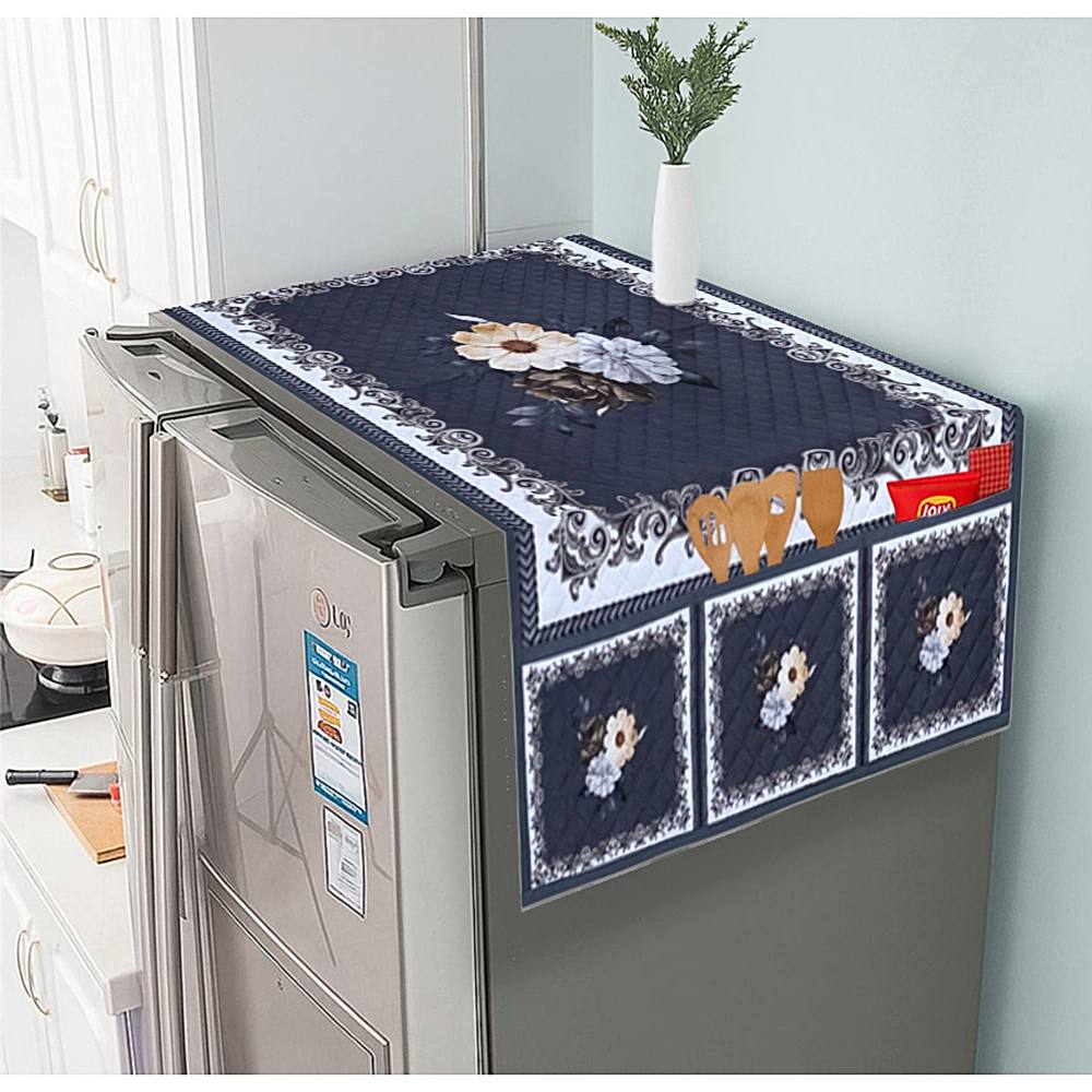 MHF Lotus Fridge Top Cover 02 (Grey) - 55 x 106 cm - 1 Unit
