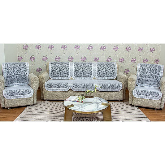 MHF Sofa Slip Cover Denver 02 - Silver - 6 U