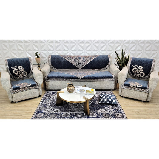 MHF Sofa Slip Cover Florida (Grey) - Set Of 6 - 1 U
