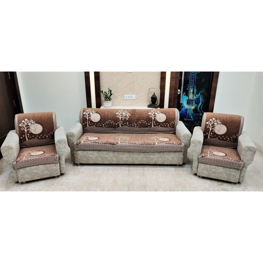 MHF Sofa Slip Cover Florida (Mustard) - Set Of 6 - 1 U