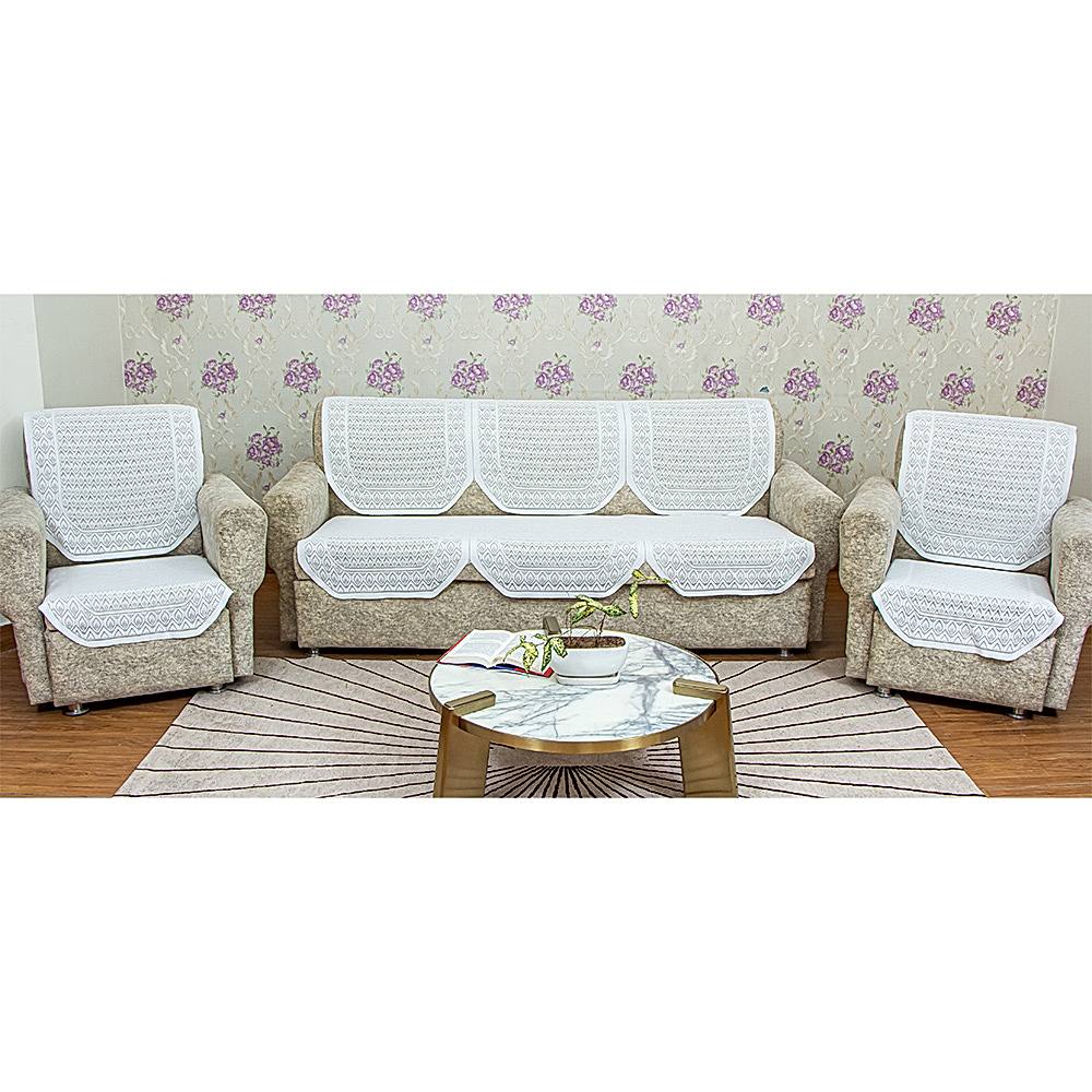 MHF Sofa Slip Cover Galaxy 02 - White - 6 U