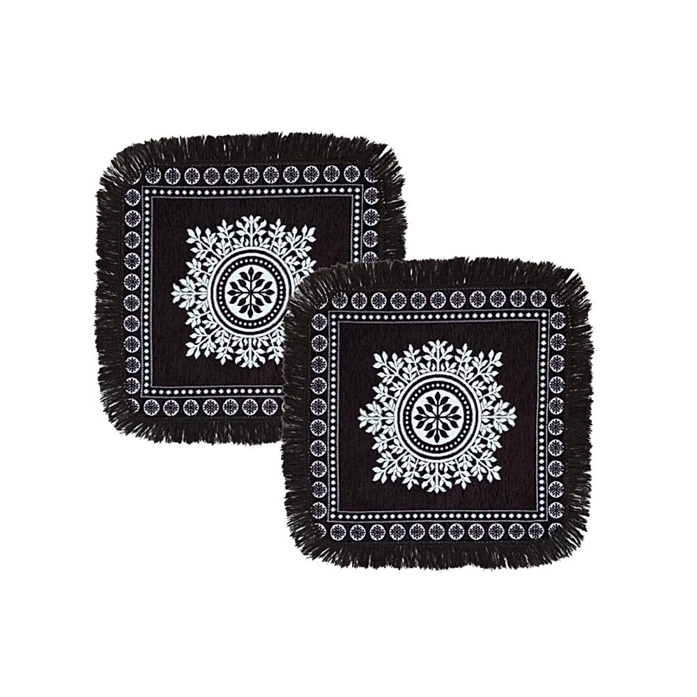 MHF Surya Floor Aasan Mat 04 (Coffee) 56 x 56 cm - 1 Unit