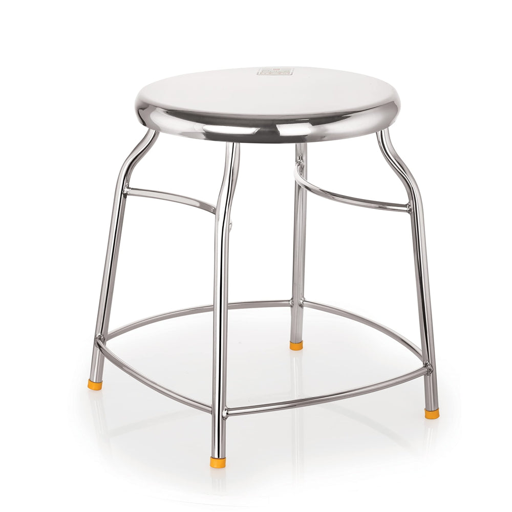Priya Stainless Steel Round Stool - 11 Inches - 1 U