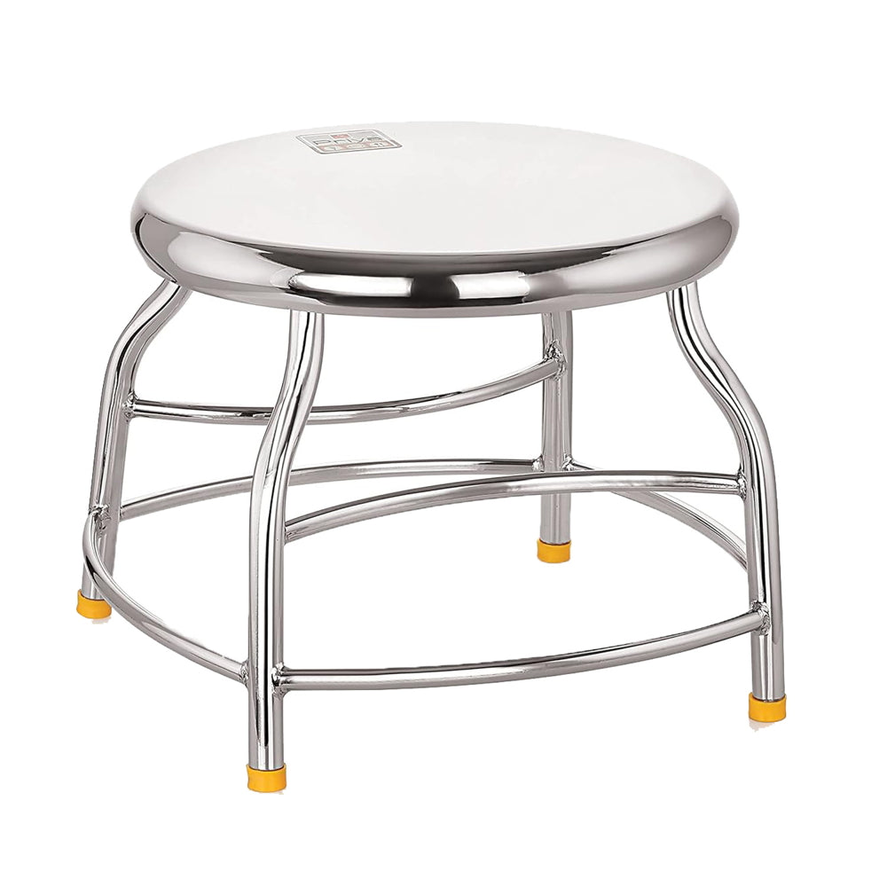 Priya Stainless Steel Round Stool - 9 Inches - 1 U