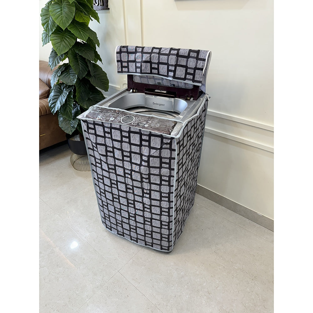 Saaks Top Load Washing Machine Cover - Checks - 1 U