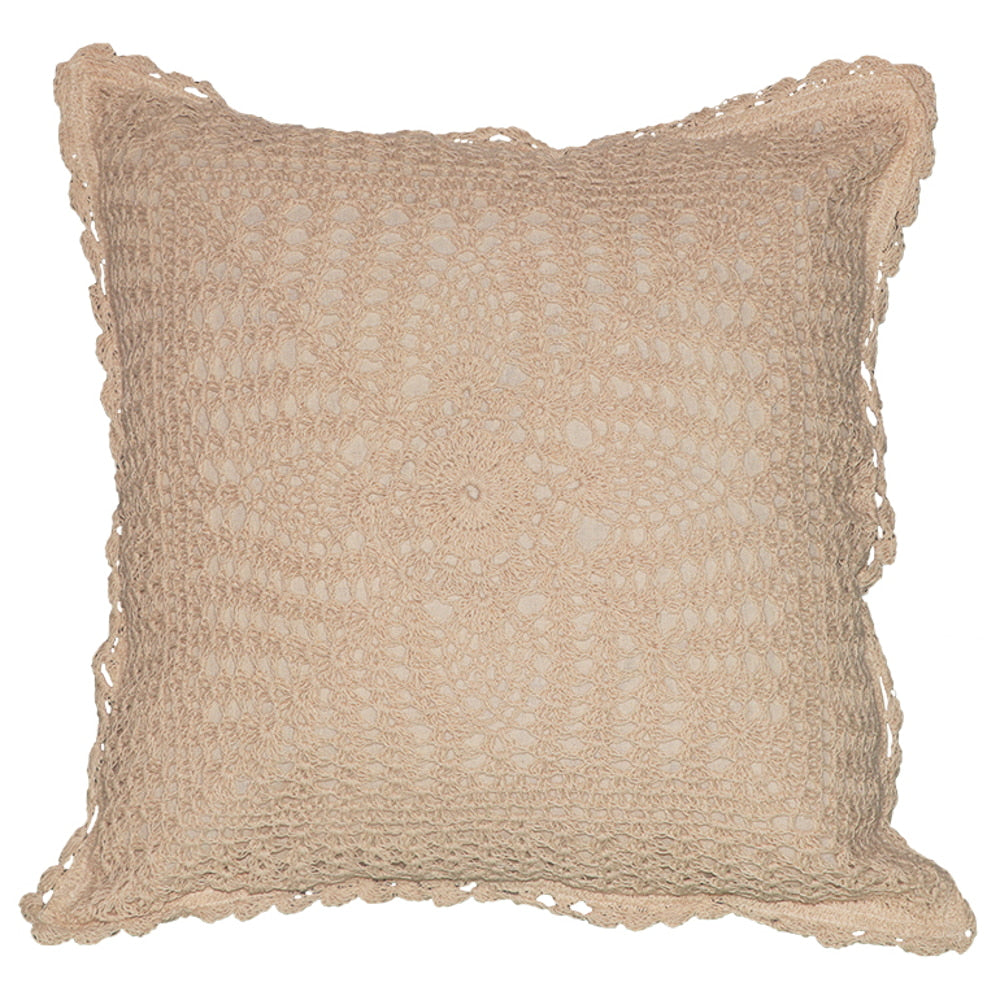 SC Crochet Cushion Cover - Beige - 1 U