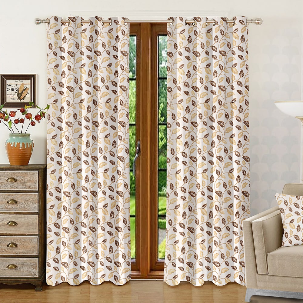 Shanplus Capricon Door Curtain (Coffee) 112 x 210 cm - 1 Pcs