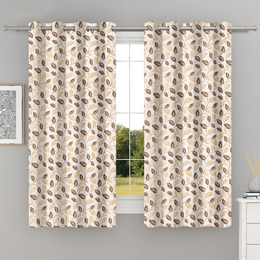 Shanplus Capricon Windows Curtain (Coffee) 112 x 150 cm - 1 Pcs