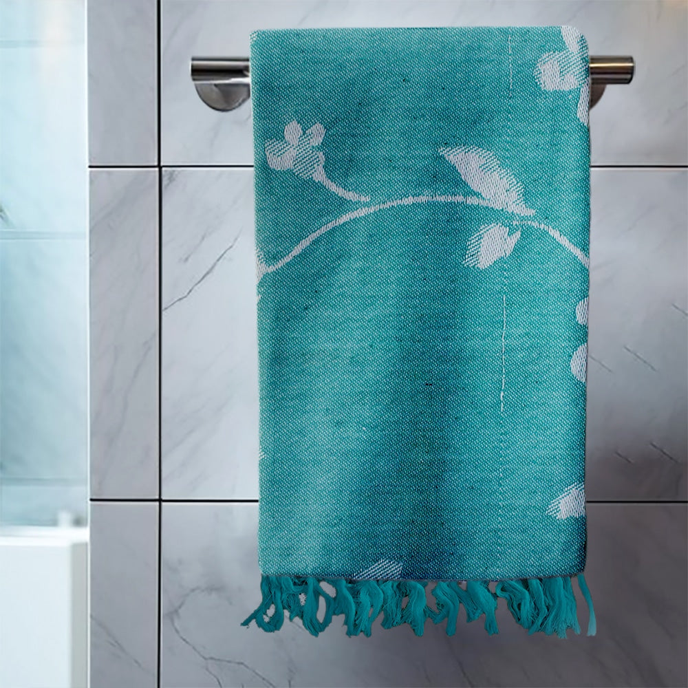 Sheetal World Bath Towel Jacquard-3060 210 GSM Green - 1 U