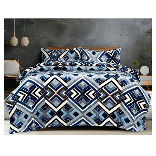 Sheetal World Flannel Emporio Single Blanket (Blue) - 145 x 225 cm - 1 U