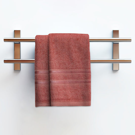 Trident CL Hand Towel 400 GSM (Apple Red) 40x60 cm - 2 Towels - 2 U