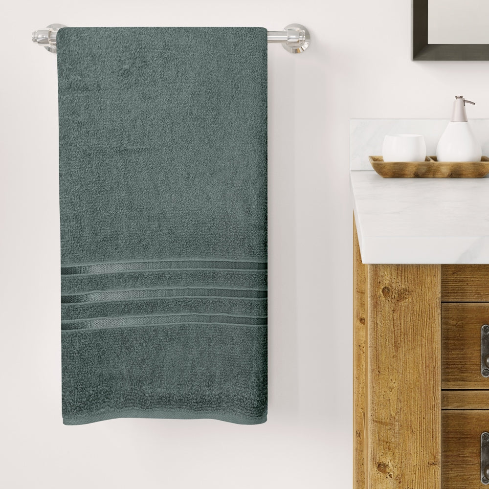 Trident Home Elegance Cl Bath Towel 400 Gsm (New Grey) 70 x 140 cm - 1 Unit