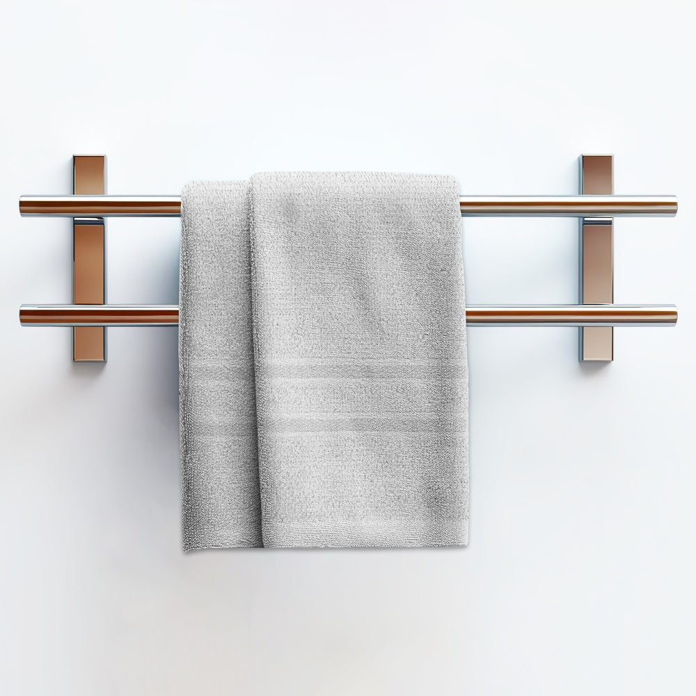 Trident Home Elegance Cl Hand Towel 400 Gsm (Ice Grey) 40 x 60 cm - Pack Of 2 - 1 Unit
