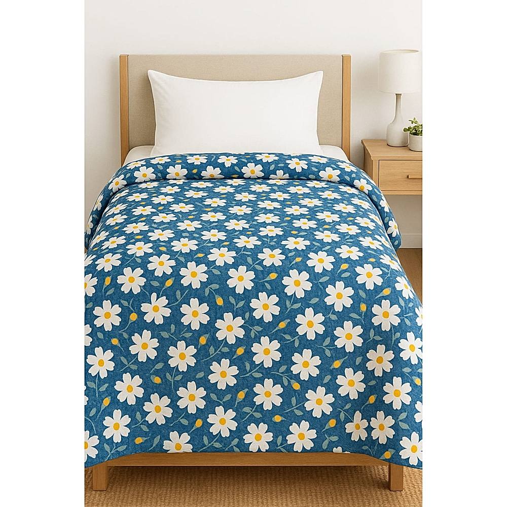 VAA Regular Multiniddle Single Comforter (Blue) - 137 x 218 cm - 1 Unit