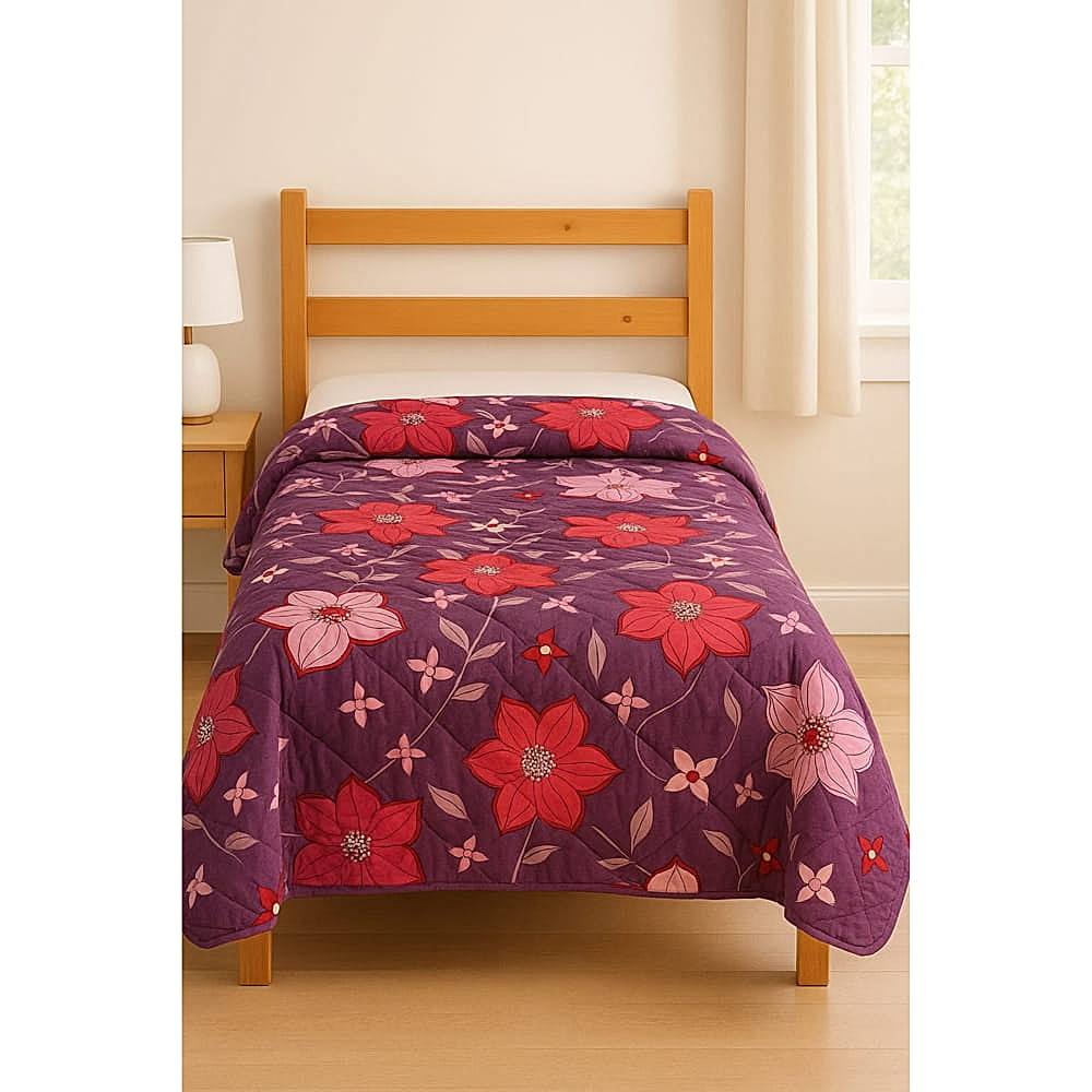 VAA Regular Multiniddle Single Comforter (Lavender) - 137 x 218 cm - 1 Unit