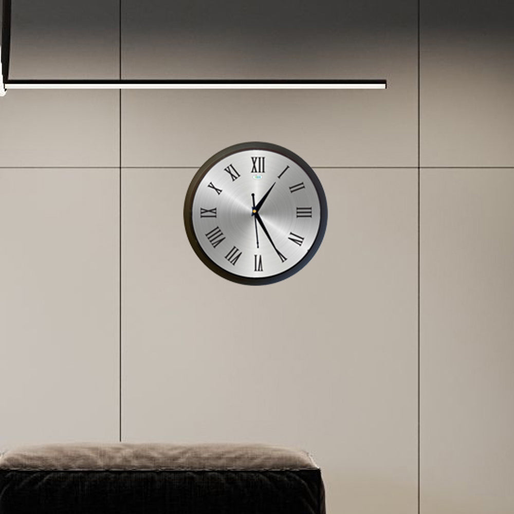 Vireo 11 inches Wall Clock - Silver - 1 U