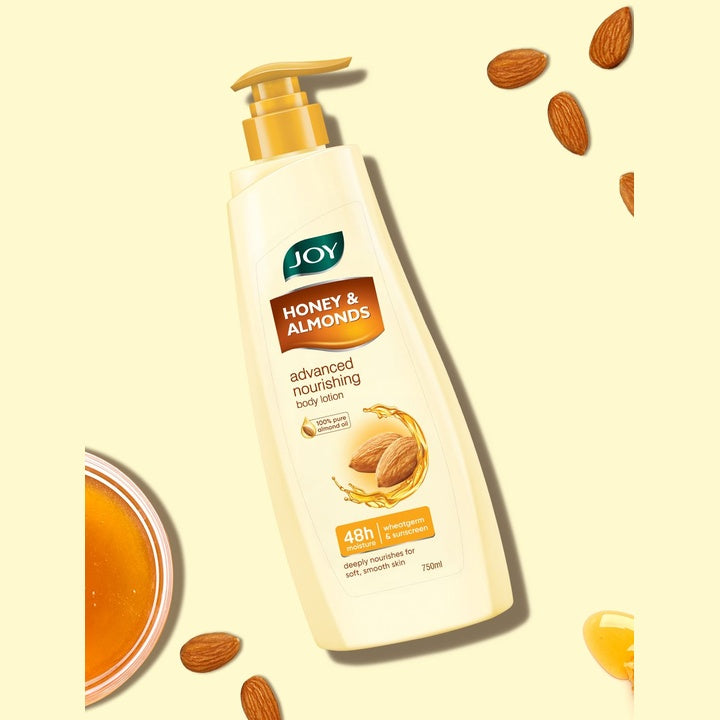 JOY Honey & Almonds Advanced Nourishing Body Lotion For Summer - 750ml