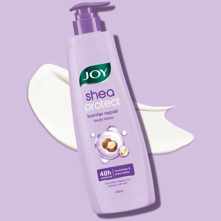 JOY Shea Butter Body Lotion for Barrier Repair for 48 Hrs Nourishment - 400ml