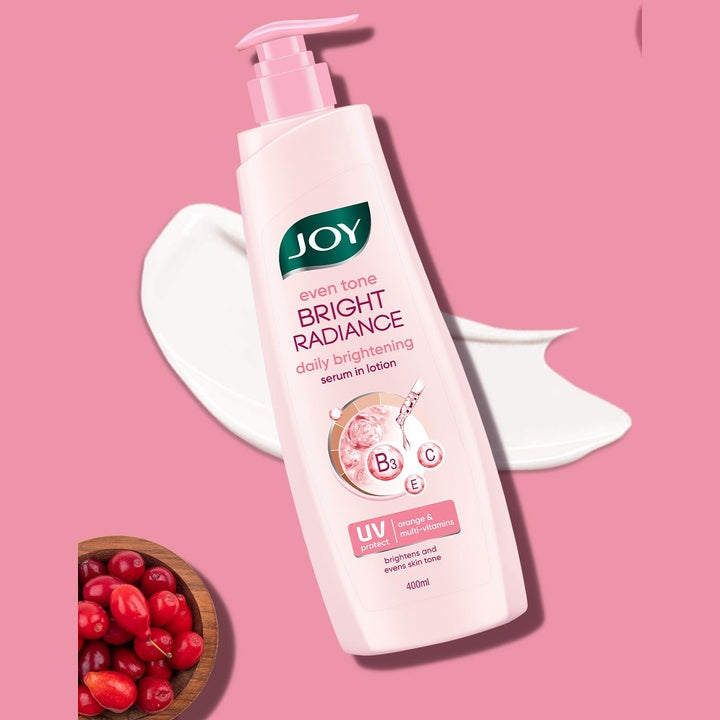 JOY Even Tone Bright Radiance Skin Brightening Hand & Body Lotion - 400ml