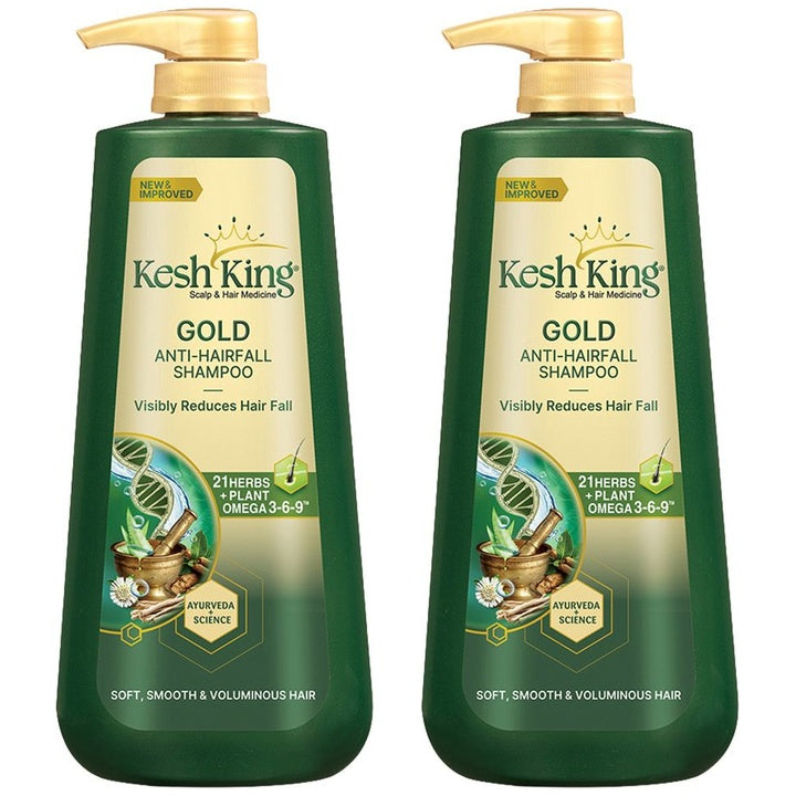 Kesh King Set of 2 Scalp & Hair Medicine Aloe Vera Anti-Hairfall Shampoo - 600 ml Each