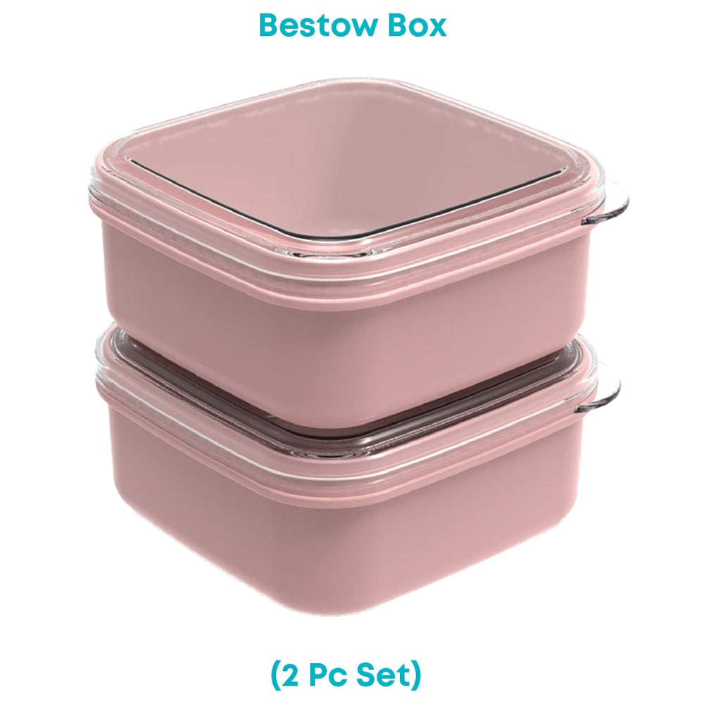 All Time Bestow Box Container - Blush (560 ml) - 2 U