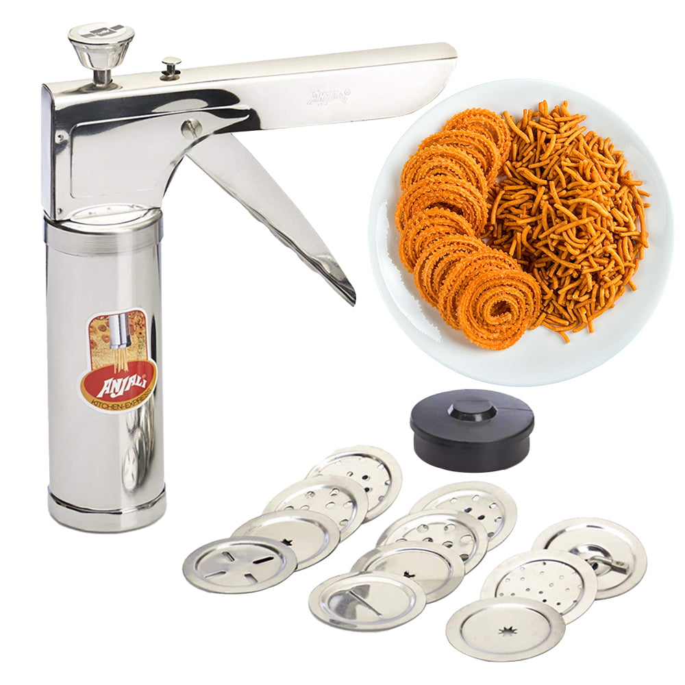 Anjali Kitchen Express Gripper (Chakli Maker) - 12 Jalis - 1 U