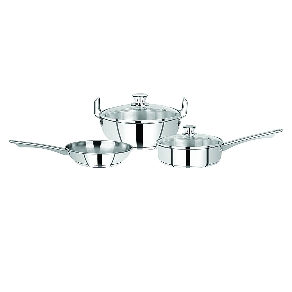 Anjali Stainless Steel Allure Cookware Set - 5 Pieces - 5 U
