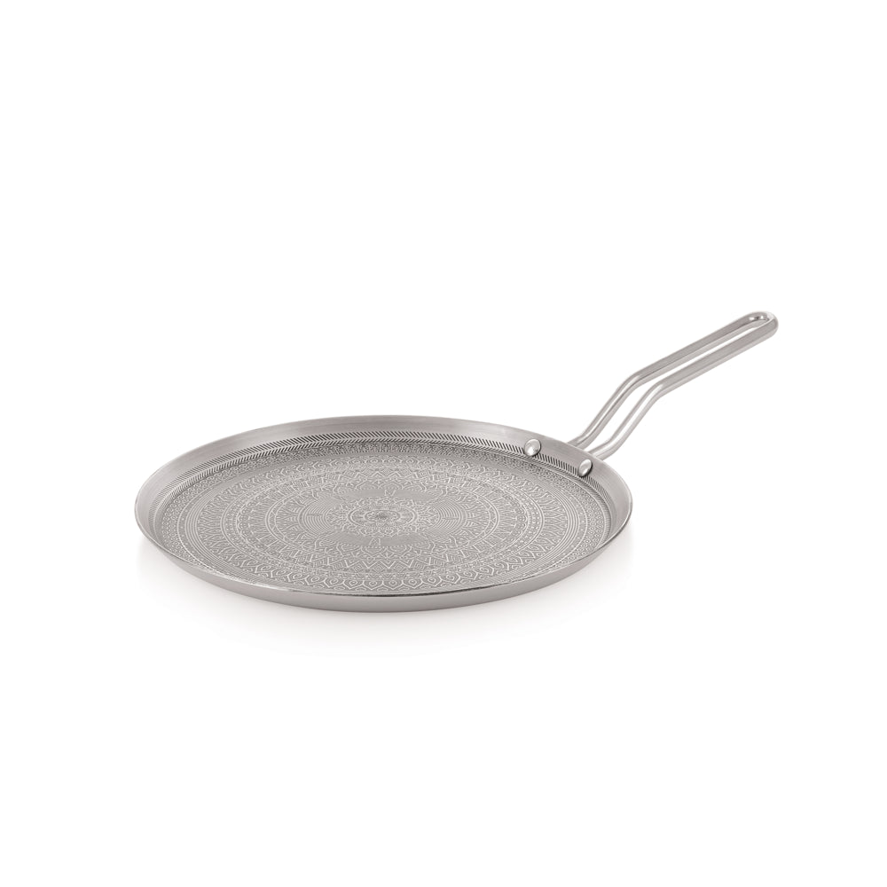 Anjali Stainless Steel Triply Mandala Dosa Tawa Wire Handle (27 cm ) - 1 Unit