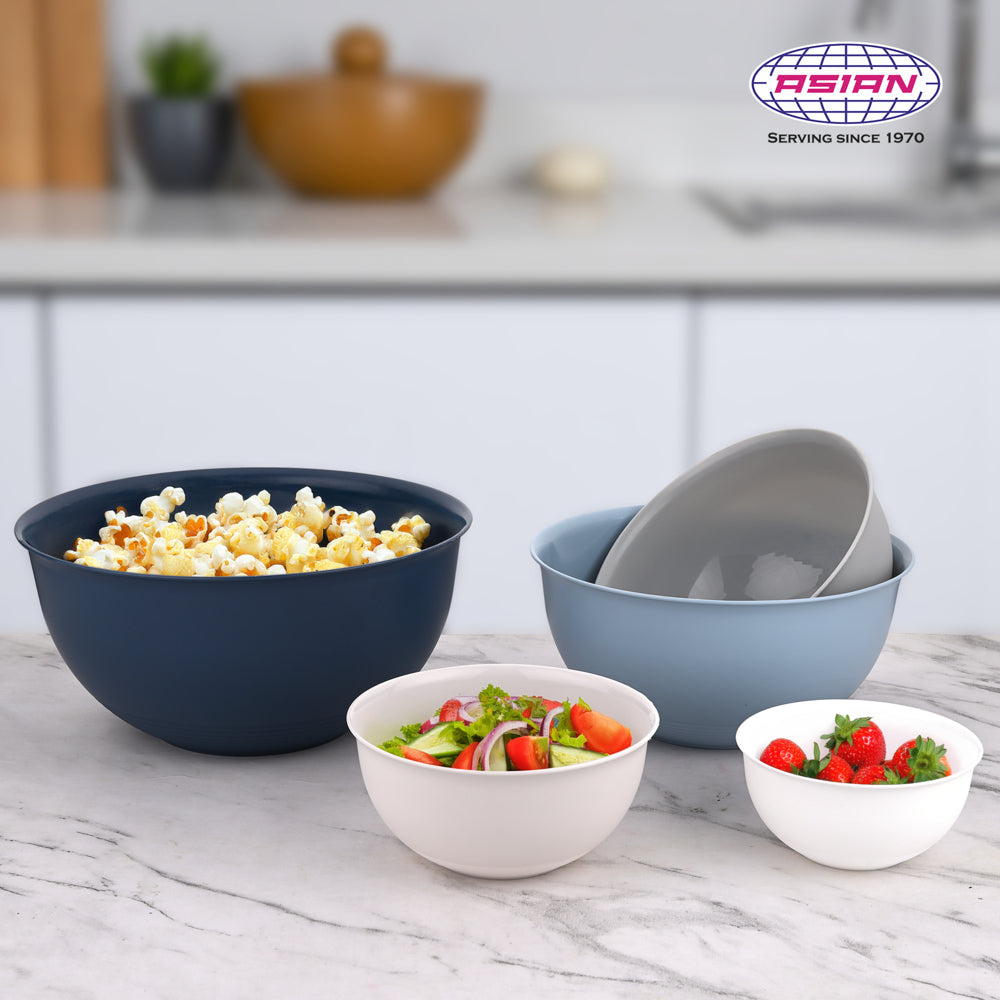 Asian Blend Bowls Set - Multicolour (5 Pieces) - 1 Unit