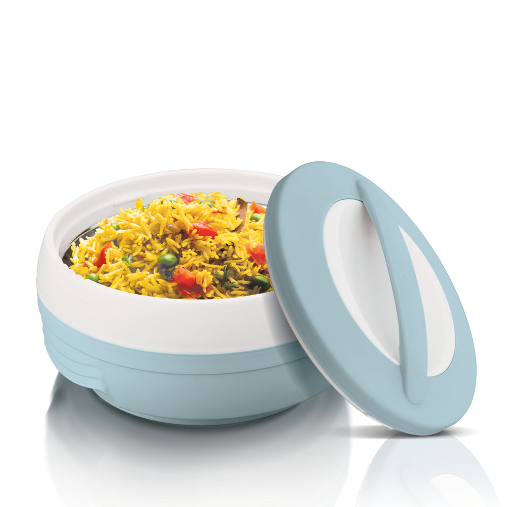 Asian Cosmos Insulated Casserole (Bluish Gray) - 1250 ml - 1 Unit