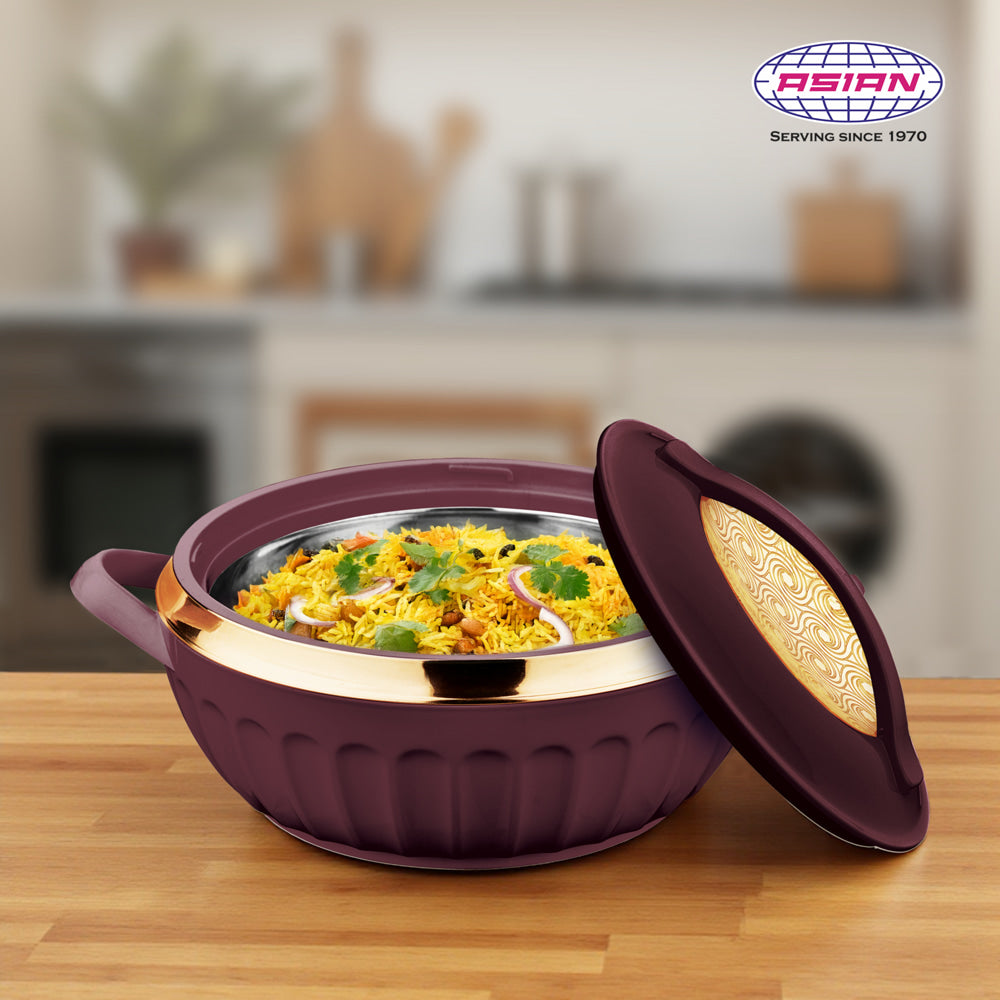 Asian Dignity Casserole (Maroon) - 1500 ml - 1 Unit