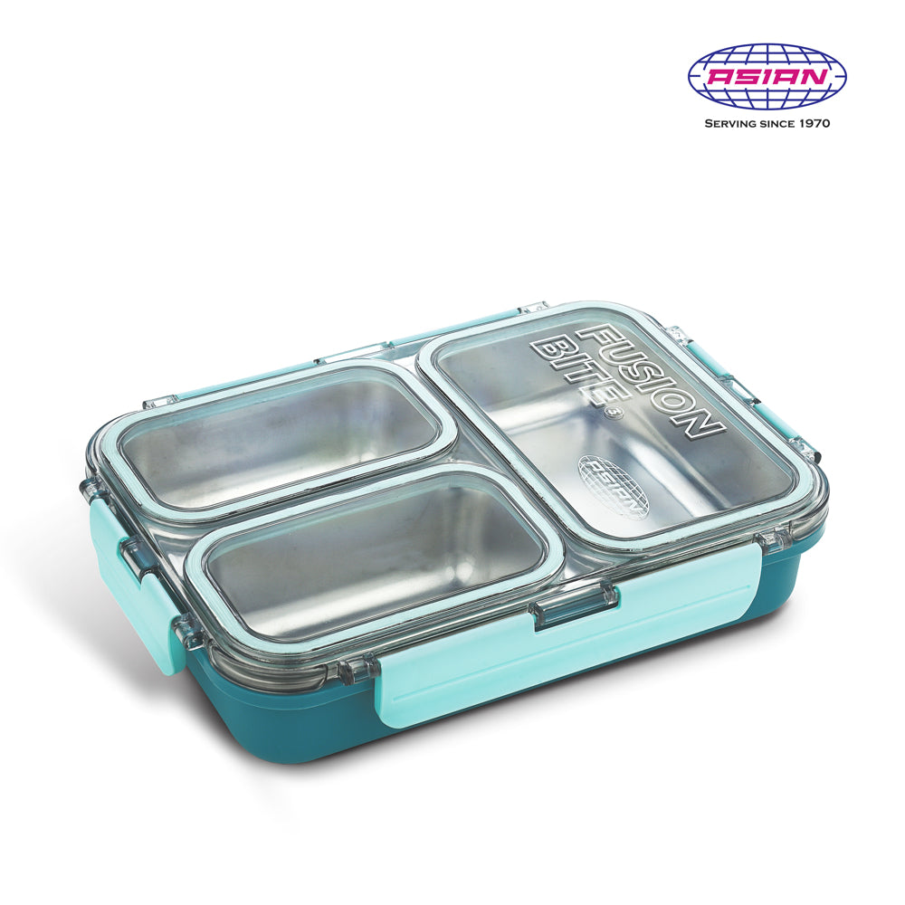 Asian Fusion Bite 3 Compartment Insulated Lunch Box - Pantone - 1 U