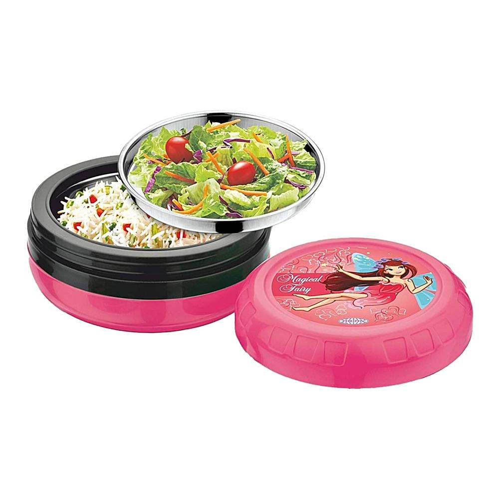 Asian Orbit Kidz Insulated Lunch Box - Pink - 400 ml