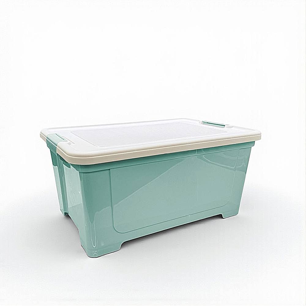 Asian Regal Roller Plastic Storage Box (Blue) - 54 Liter - 1 Unit