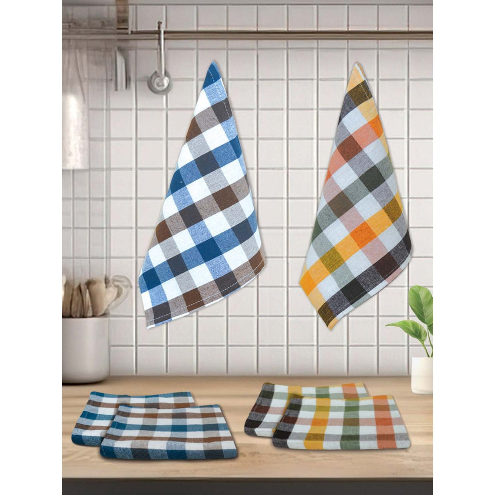 Athom Living Kitchen Napkin Sigma Checks (KT6C) - 45x45 cm - 6 U
