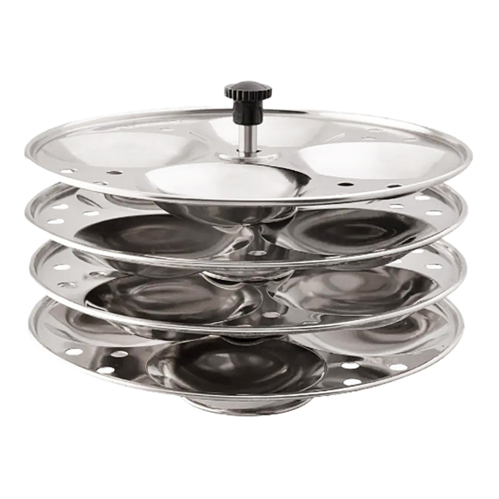 Beezy Stainless Steel Idly Stand 4 Plate - 1 U