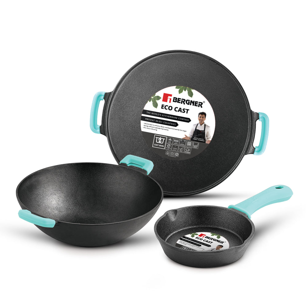 Bergner Eco-Cast 3 Pieces Cookware Set - 1 Unit