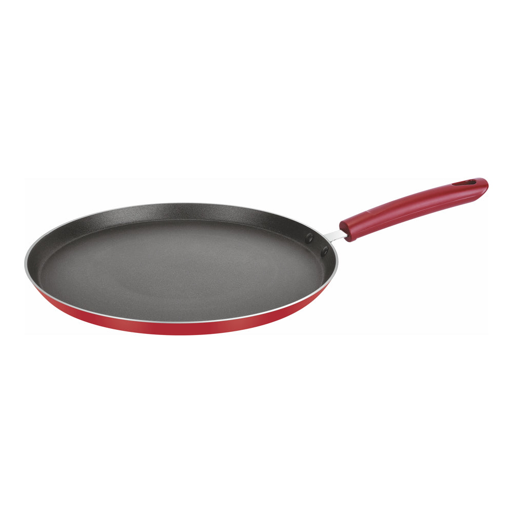 Bergner Non-Stick Soft Touch Handle Flat Tawa - 28 cm - 1 U