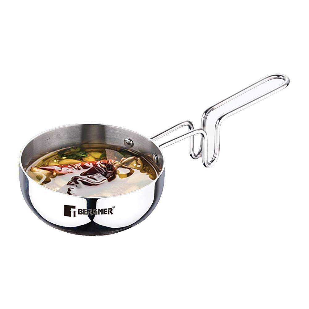 Bergner Tripro Stainless Steel Triply Tadka Pan - 12 cm - 1 Unit