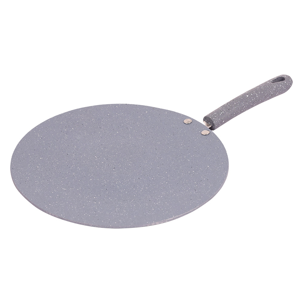 Bombay Kookware Induction Non-Stick Granite Roti Tawa - Grey - 26 cm