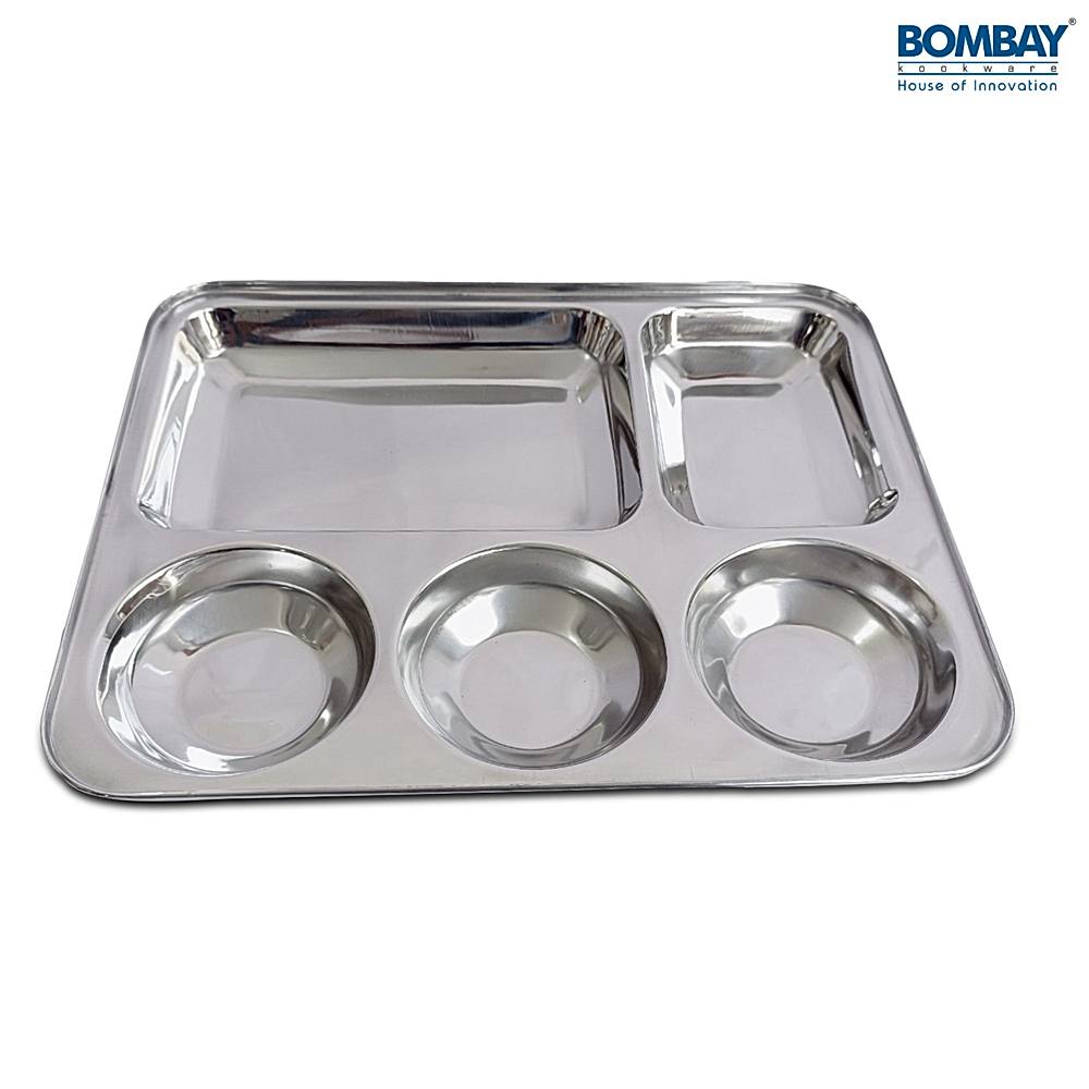 Bombay Kookware Stainless Steel Bhojan Thali - 1 Unit