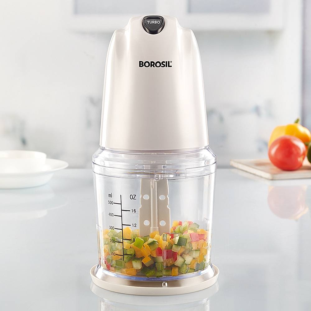 Borosil Chef Delite Electric Chopper (White) - 260 W - 1 Unit