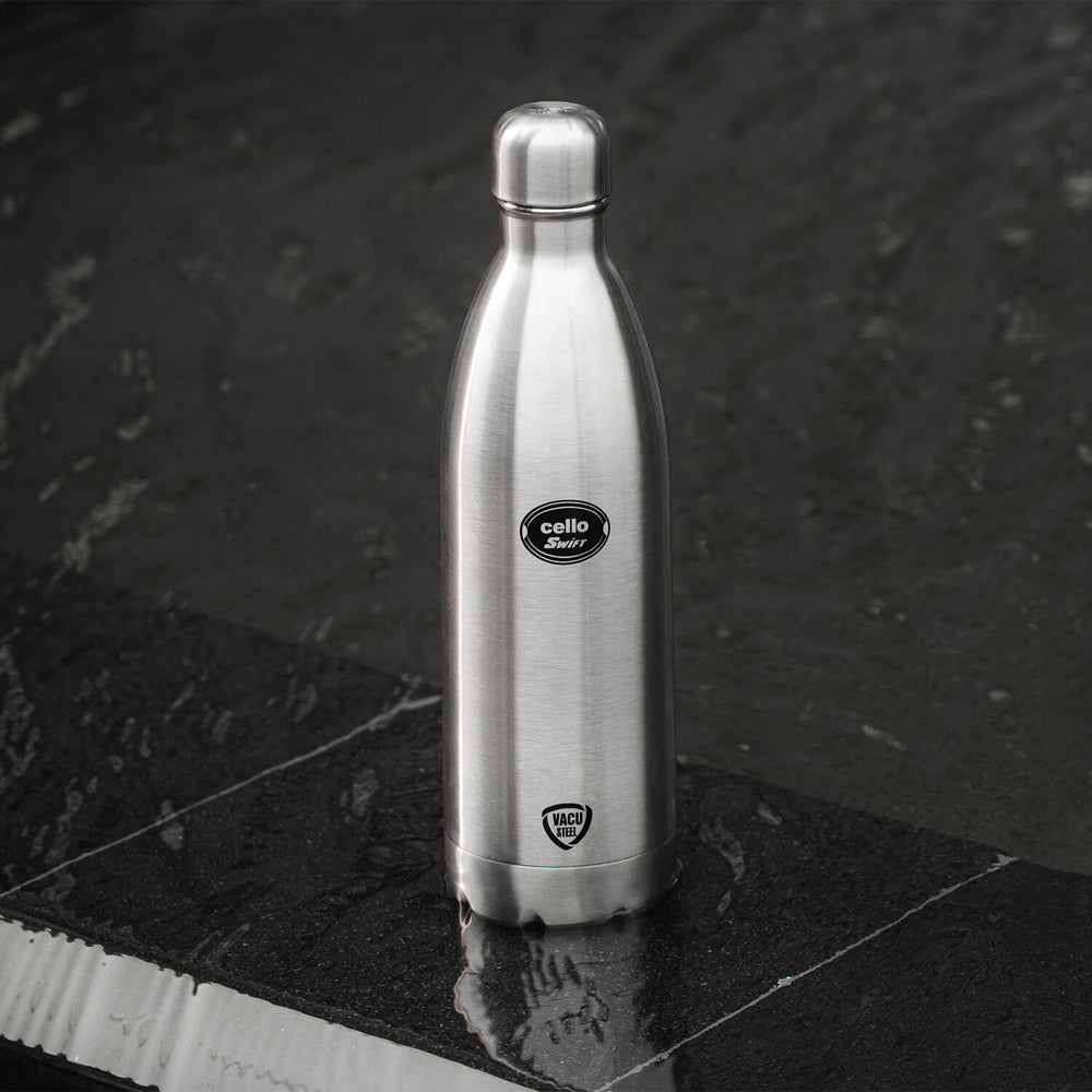 Cello Swift Thermosteel Water Bottle Silver - 1 L - 1 U