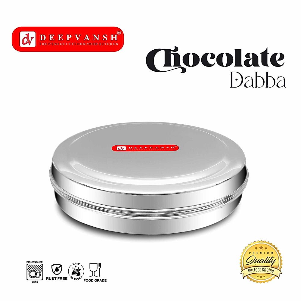 Deepvansh Stainless Steel Container (Chocolate Dabba) - 225 ml - 1 U