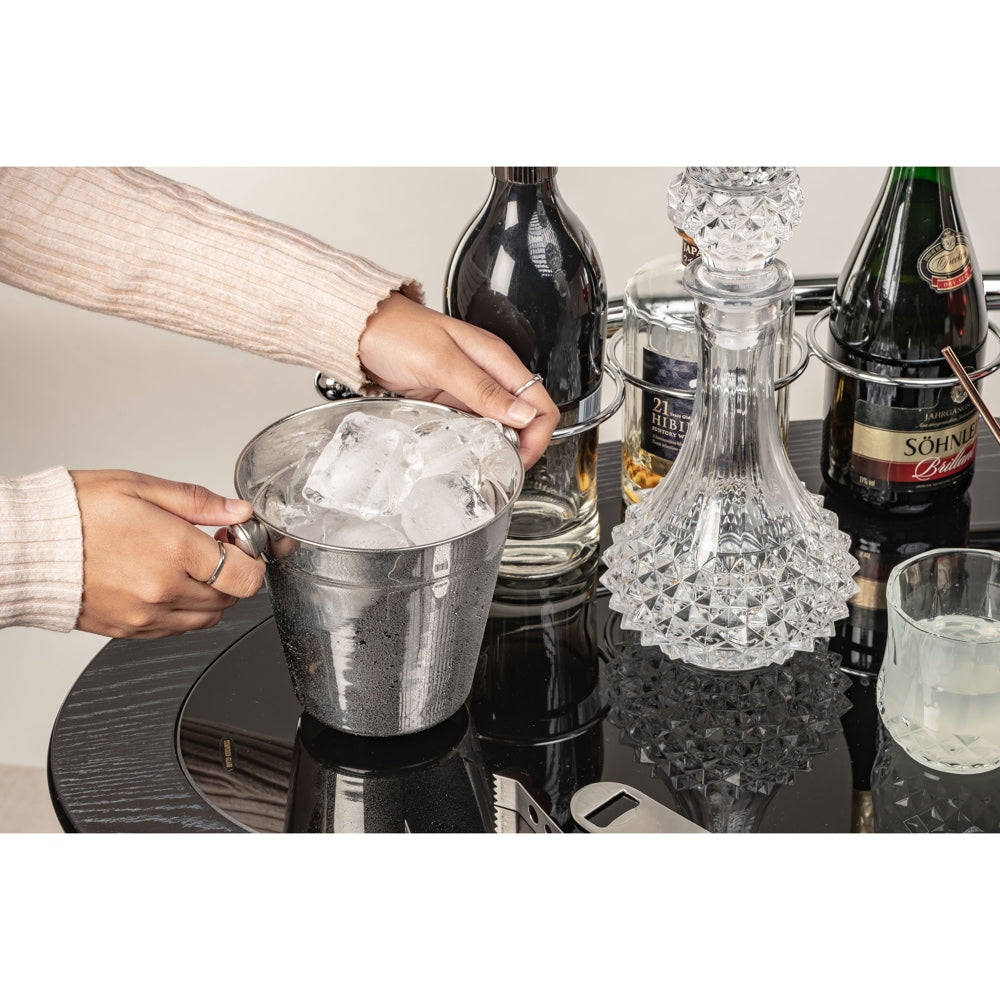 Elephant Stainless Steel Ice Bucket With Ring (1.35 L) - 1 U
