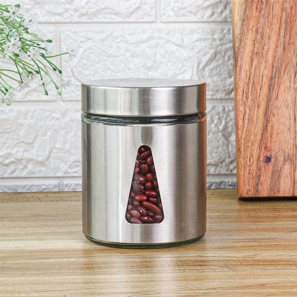 Femora Stainless Steel Airtight Lid Kitchen Storage Container - Silver - 1 U